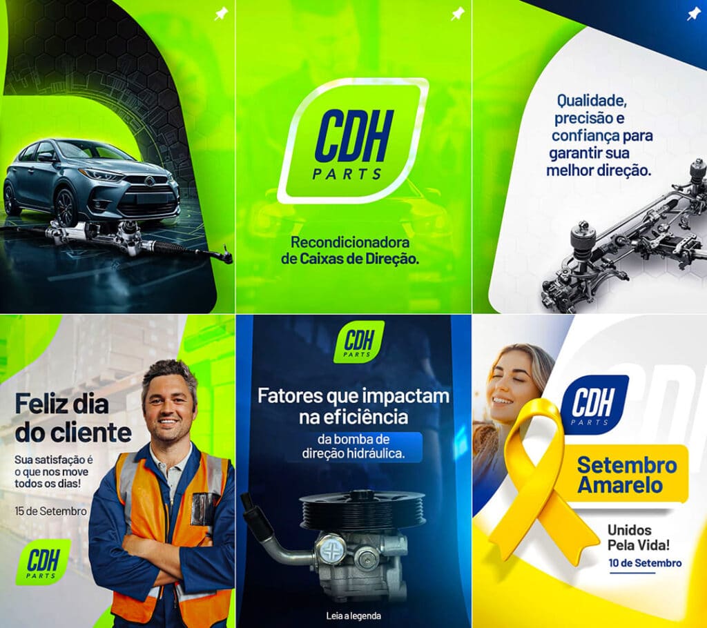 CDH Parts Redes Sociais
